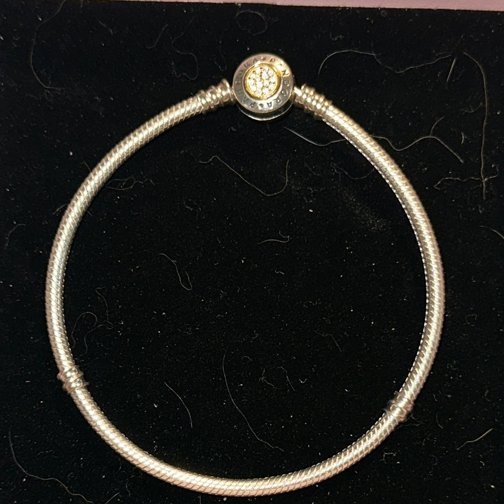 Pandora Two Tone Snake Chain Bracelet